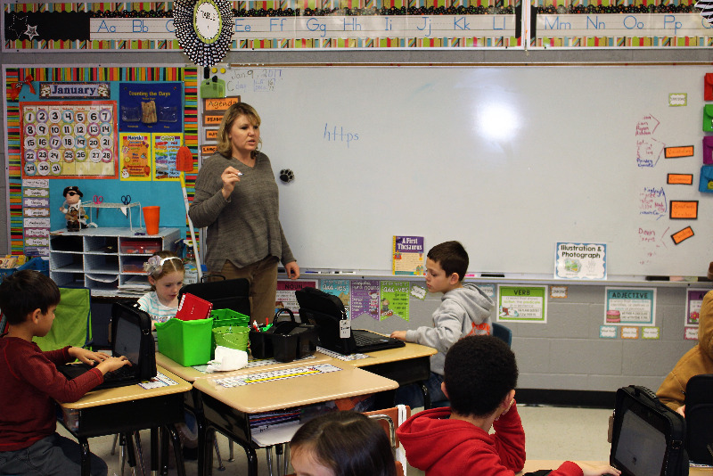 Sperry Public Schools Second Grade Students Pilot Chromebooks as
